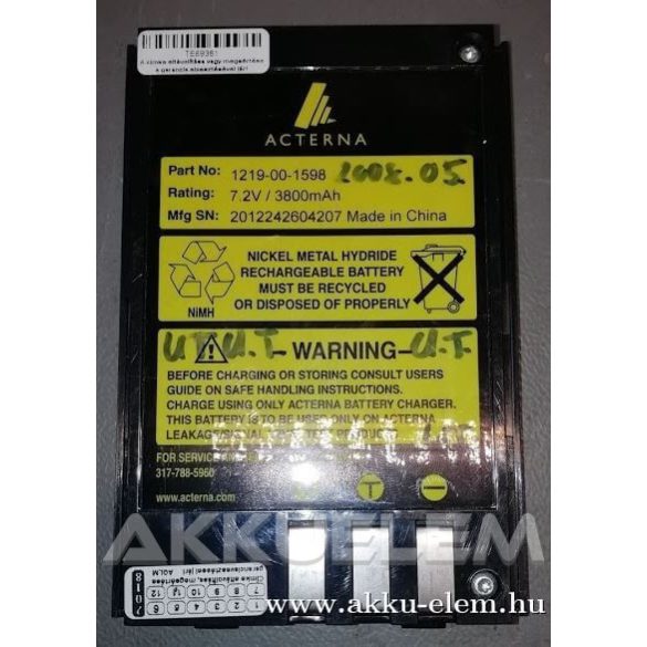 ACTERNA 1219-00- 1598, 7.2V 3800mAh