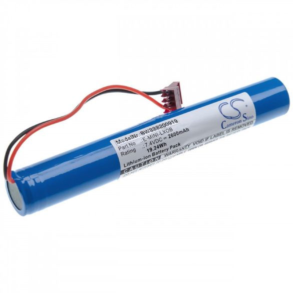 Environment E-2DB, E-MINI-LXOB, 2600mAh utángyártott akkumulátor