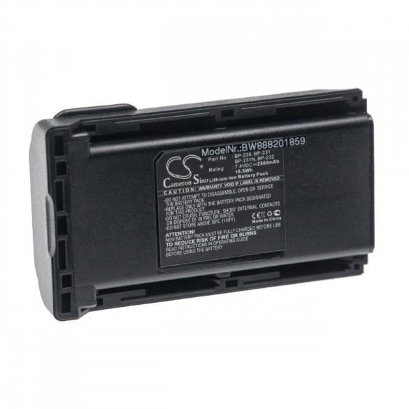 ICOM IC-A14 2500mAh utángyártott akkumulátor