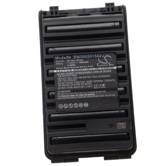 ICOM IC-F3001 BP-264 1300mAh utángyártott akkumulátor