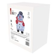   Karácsonyi hóember SNOWMAN 30 led 24x28cm IP44 időzítővel 230V kül- és beltéri