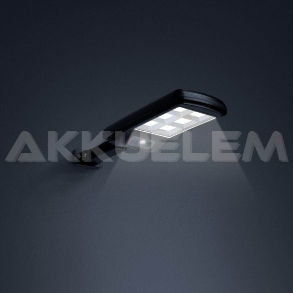 Mozgásérzékelős szolár reflektor távirányítóval 6 COB LED 5W 300lum