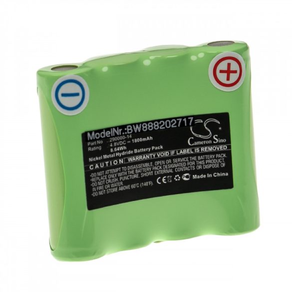 Utángyártott Rotationslaser 290000-14 1800mAh 4.8V NiMH mérőeszköz akkumulátor