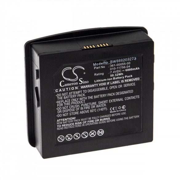 Utángyártott Garmin 010-11756-04 361-00055-00 6800mAh 7.4V navigáció akkumulátor