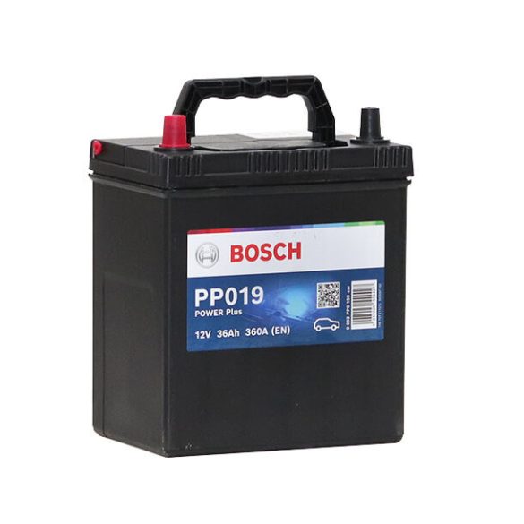 Bosch PP019 Power Plus 12V 36Ah 360A autó akku Asia BAL+