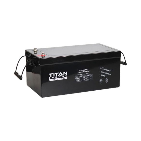 Titan Energy Cyclic Power gél akkumulátor 12V 250Ah TC250-12(GEL)