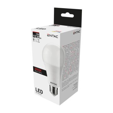 Entac E27 A70 LED Globe 18W/100W WW 3000K 1530lm