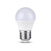   V-TAC E27 G45 Opál LED-izzó 4,5W 6500K 470lm 180° kisgömb