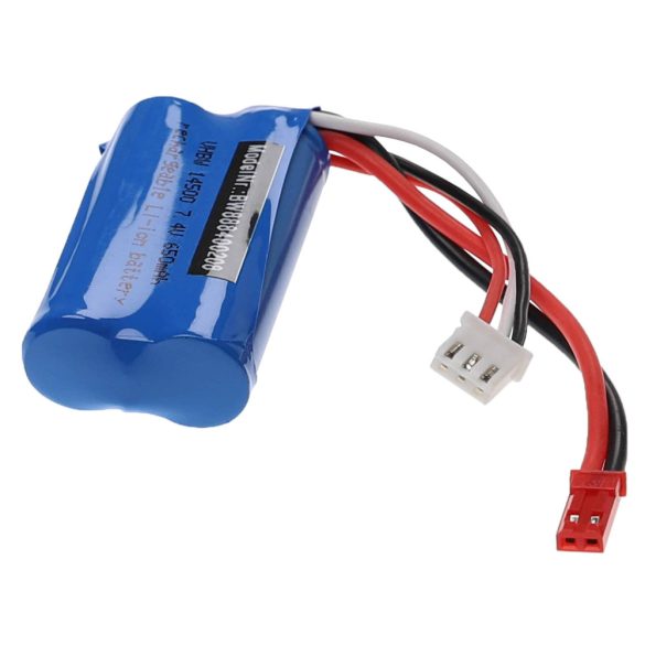 Shuang Ma 7014E / Syma F1 - 650mAh 7.4V Li-ion, BEC modell akku