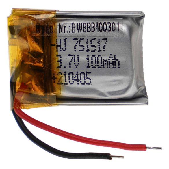 RC modell akku- 100mAh 3.7V Li-polymer, without plug