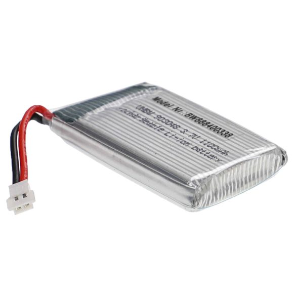 RC modell akku- 1100mAh 3.7V Li-polymer, XH 2.54 2P