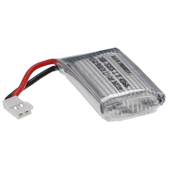 RC modell akku- 400mAh 3.7V Li-polymer, XH 2.54 2P