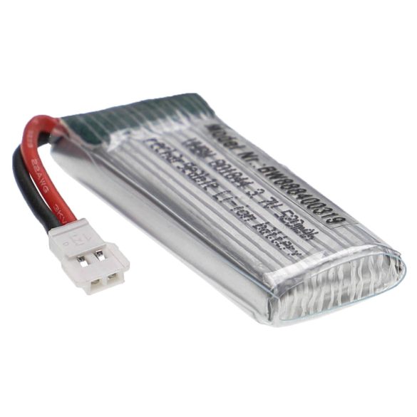 RC modell akku- 520mAh 3.7V Li-polymer, XH 2.54 2P