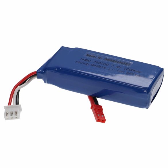 RC modell akku- 1200mAh 7.4V Li-polymer, BEC