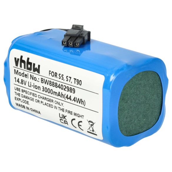 Qihoo INR18650 M264S1P, LR-PAS0638W-EU, 2ASP4-S5- 3000mAh, 14.8V, Li-ion porszívó akku