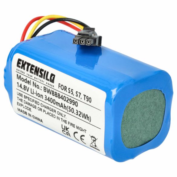 Qihoo INR18650 M264S1P, LR-PAS0638W-EU, 2ASP4-S5- 3400mAh, 14.8V, Li-ion porszívó akku