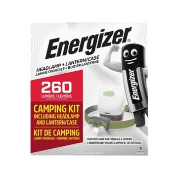 Energizer fejlámpa Vision 260lumen kempinglámpával zöld