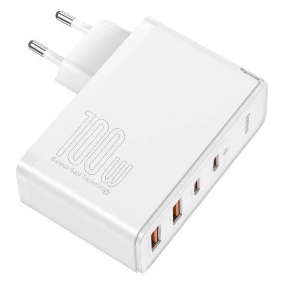 Baseus gyors töltő 100W-ig 2*USB + 2*USB-C GaN2 PD3.0