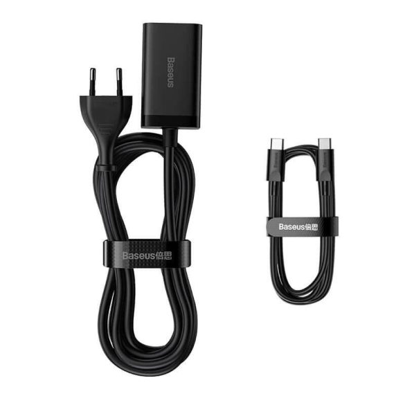 Baseus gyors töltő 65W-ig 2*USB + 2*USB-C GaN3 PD, QC4.0