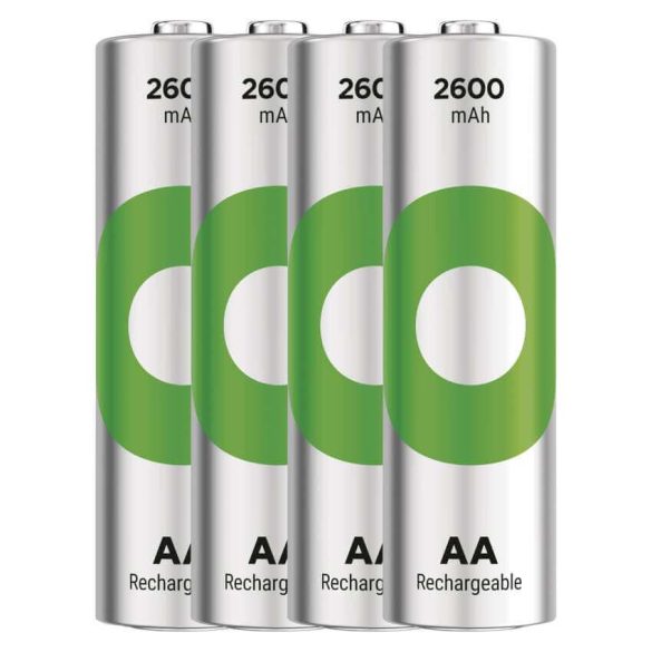 GP ReCyko M452 akkutöltő Powerbank + 4db 2600mAh AA akku