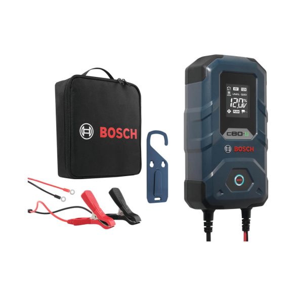 Bosch C80-Li autó akkumulátor tölto 6V 5A / 12V 15A