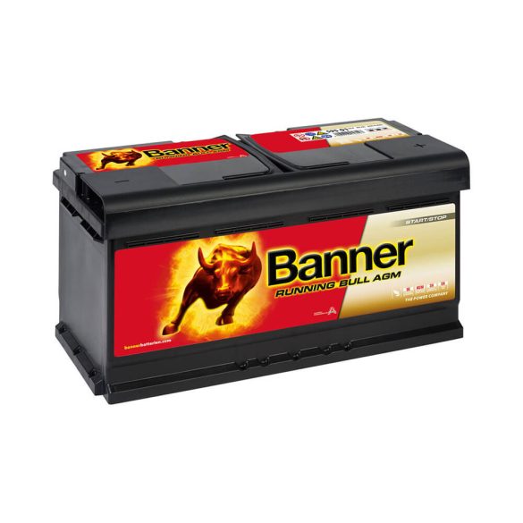 Banner 12V 95Ah 850A 59501 Running Bull AGM akku Start-Stop JOBB+