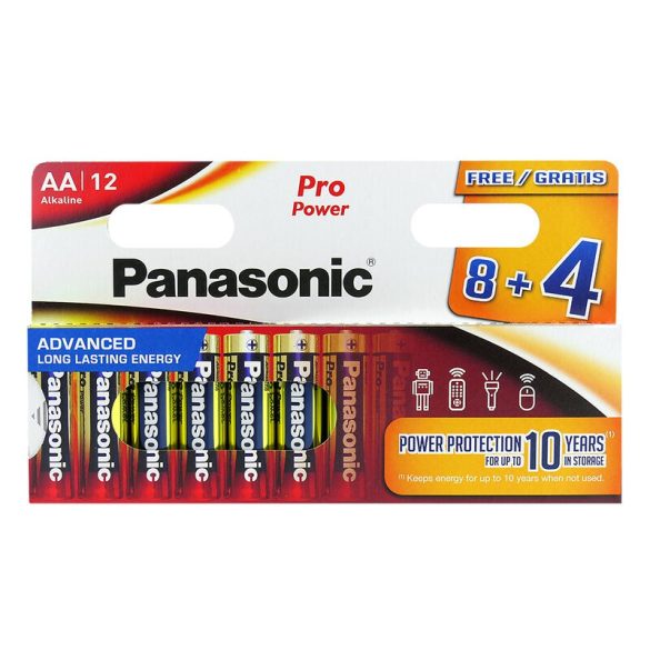 Panasonic Pro Power LR6 AA elem alkáli 12db (ár/bliszter)