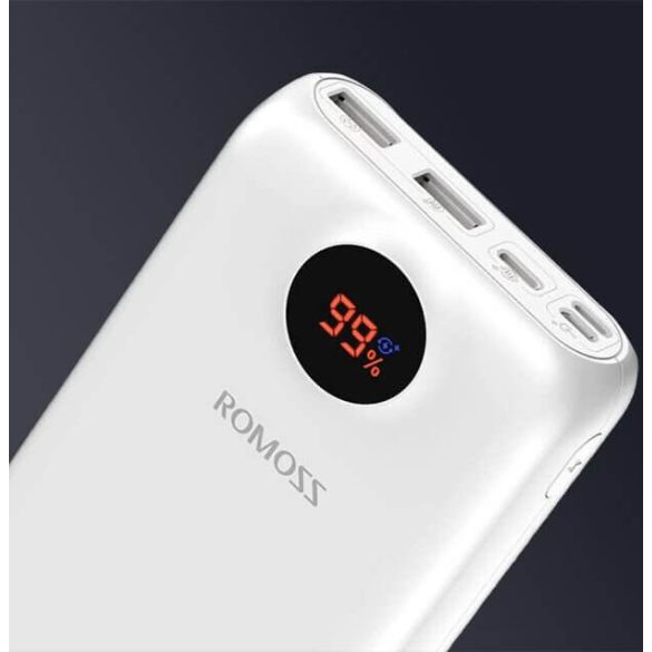 Romoss 30000mAh PowerBank külső akkumulátor SW30PF 22.5W QC3.0 SCP PD