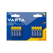   VARTA Longlife Max Power LR03 AAA tartós elem 16 db (ár/bl)