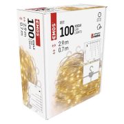   Karácsonyi fényfüzér nano Led jégcsap 8mód 100Led (2.9*0.7M) ww D3CW02