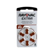   Hallókészülék elem RAYOVAC ZA312 PR41 6db/csomag (ár/db)