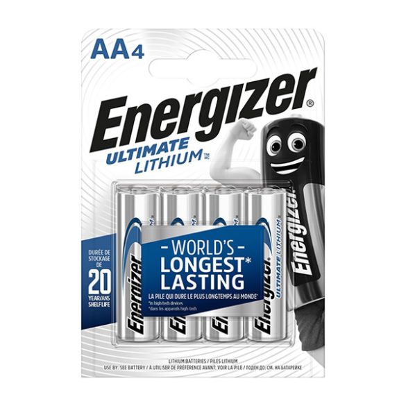 Energizer Ultimate Lithium FR6 AA elem 4db/bl (ár/db)