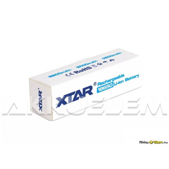 XTAR 18650 3500mAh 3,6V Li-ion akkumulátor PCB