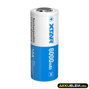 Xtar 26650 6000mAh 3,6V Li-Ion akkumulátor PCB