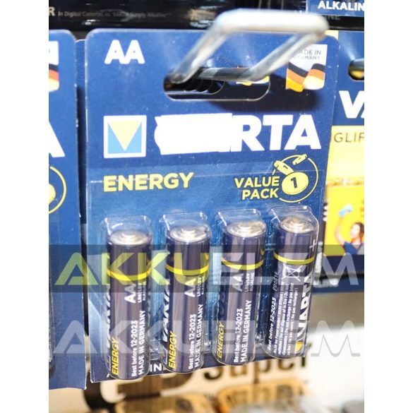 Varta Energy LR6 AA tartós elem 4db/bliszter (ár/db)