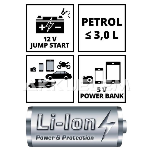 Einhell 7500mAh Indításrásegítő CE-JS 8