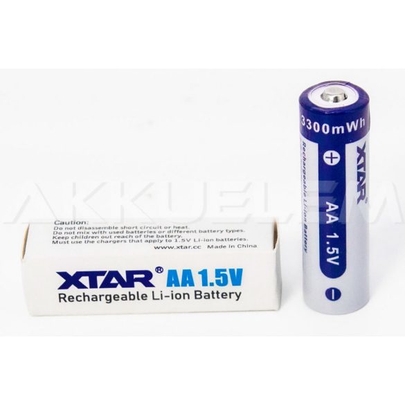 Xtar AA 2000mah 1,5V Li-Ion akkumulátor